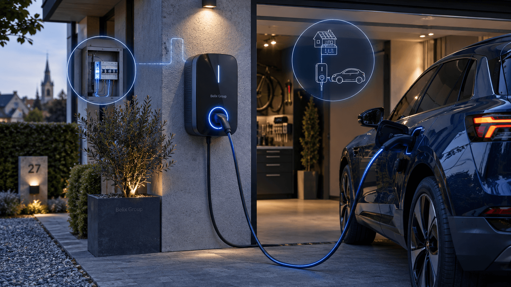Installation d'une borne de recharge pour véhicule électrique à domicile