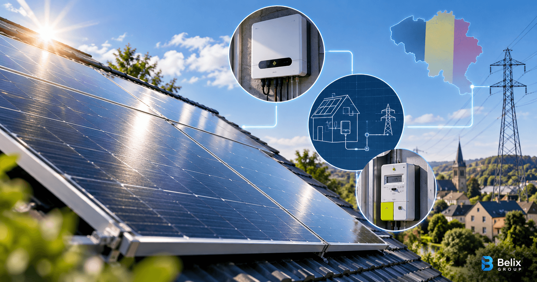 Panneaux solaires et raccordement réseau en Belgique : tout ce qu'il faut savoir